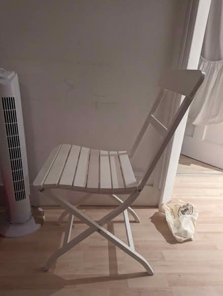 Photo of free White foldable chair (Chalk Farm, NW1) #1