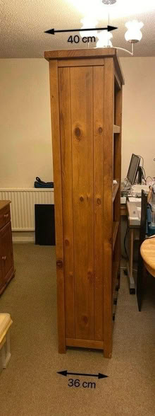 Photo of free Wooden cabinet (Alconbury) #2