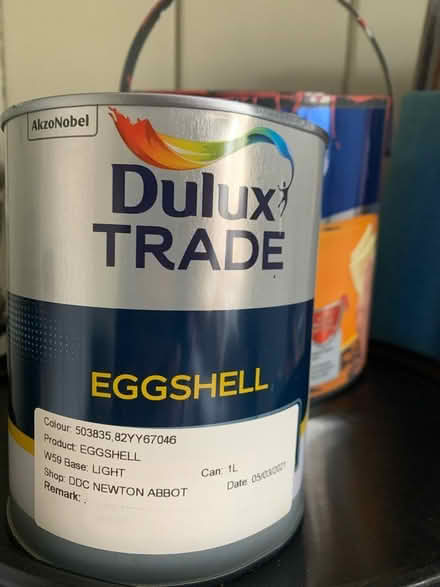 Photo of free Unused eggshell gloss (Otterton) #1