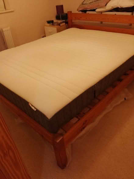 Photo of free 160cm (wide) x 200cm (long) IKEA Hovag mattress (West Kirby CH48) #3