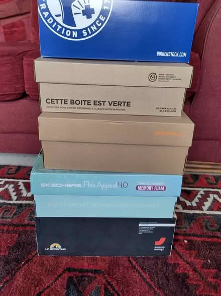 Photo of free Five shoe boxes (St James, Exeter) #1