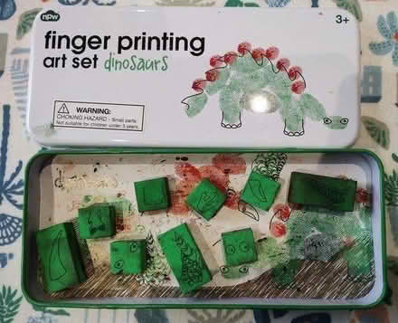 Photo of free Dinosaur stamp set (Wootton OX1) #1