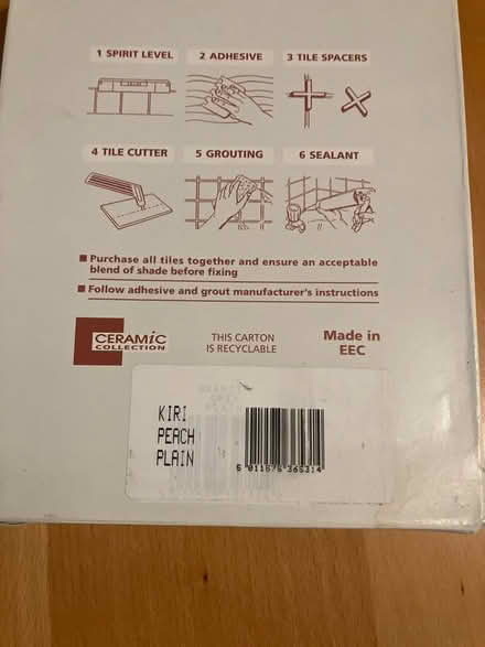 Photo of free Pack of 10 ceramic tiles (Croxley Green WD3) #2