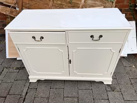 Photo of free Bedroom vanity unit with locking cupboard (Sharmans Cross B91) #1