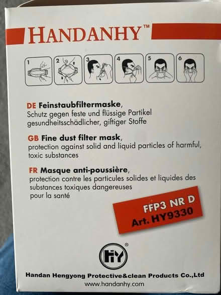 Photo of free 13 sealed FFP3 masks (Sale M33) #2