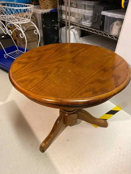 Photo of free Small round table (Alconbury) #1