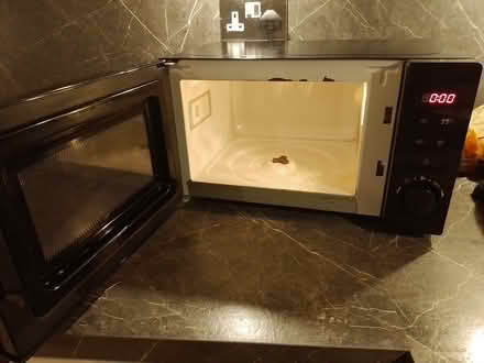 Photo of free Black 700w Microwave (Hawick. TD97) #3