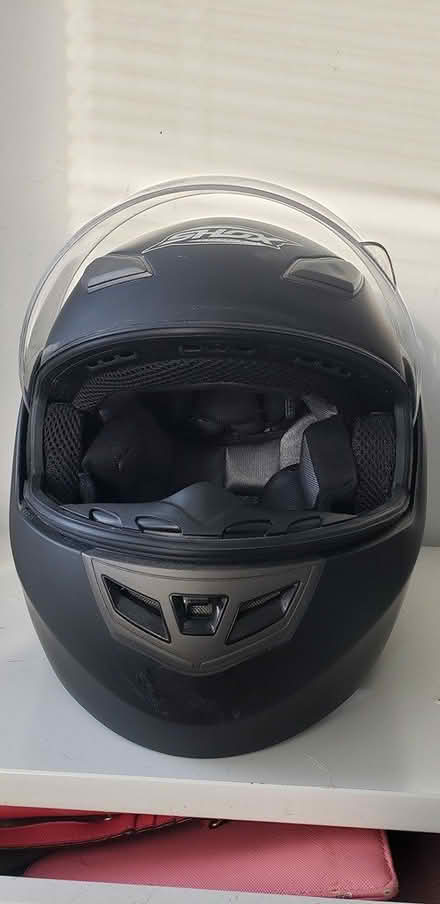 Photo of free Shox Bullet Motorcycle Helmet (EN8) #4