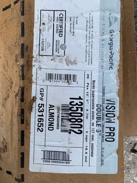 Photo of free Vinyl Siding (Lady's Island) #1