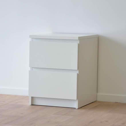 Photo of free Ikea white bedside drawers (Breadsall DE21) #1