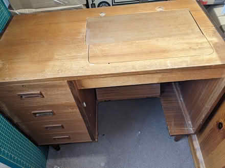 Photo of free Old Teak Sewing Table (Driffield) #1