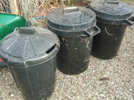 Photo of free Plastic dustbins with lids (Worcester WR2) #1