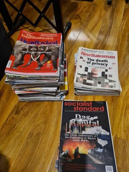 Photo of free Guardian Weekly - New Statesman - Socialist Standard (Crosby L23) #1