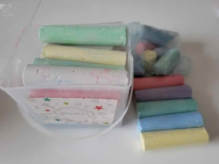 Photo of free Kids coloured chalks (Lords Wood ME5) #1