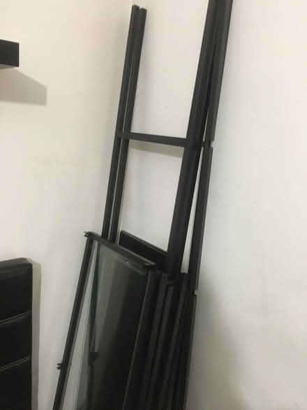 Photo of free IKEA glass and metal bookshelf (NW6 West Hampstead) #2