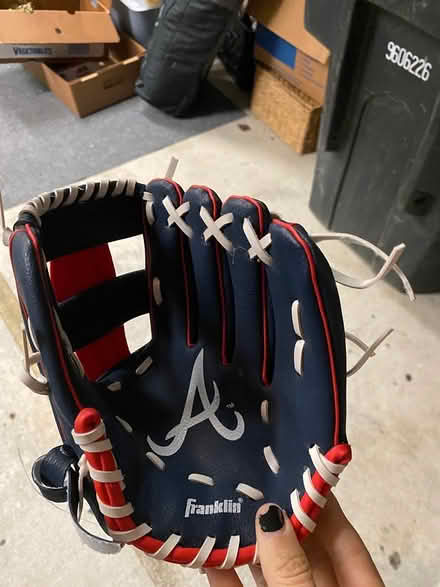 Photo of free Cheese head, Braves glove (Downtown Pleasanton) #3