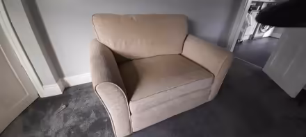 Photo of free Small two seater sofa - cream (Guiseley LS20) #1