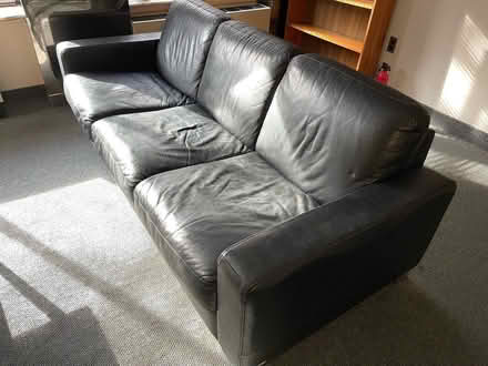Photo of free Black couch (Foggy Bottom) #2