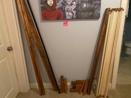 Photo of free Queen size wooden bed frame (North Decatur) #1