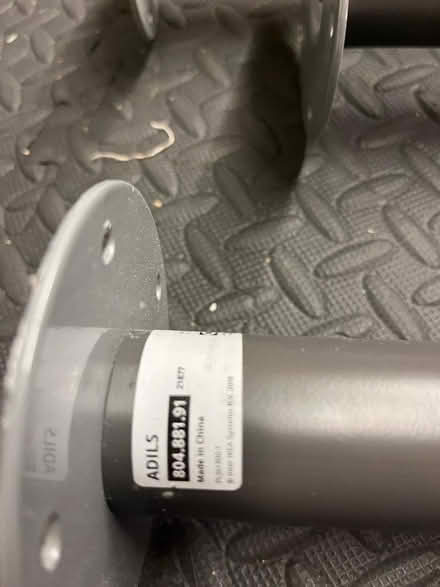 Photo of free iKEA ADILS metal desk legs (5) (Dane Mead RG24) #1
