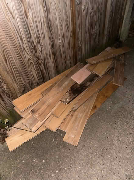 Photo of free old engineered wood flooring (chiswick) #1