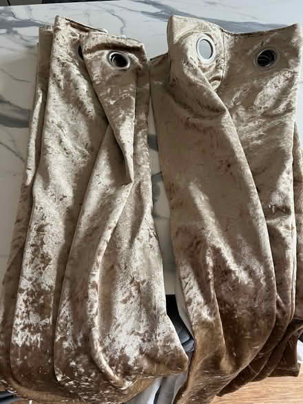 Photo of free Pair of velvet curtains (Water Eaton MK2) #2