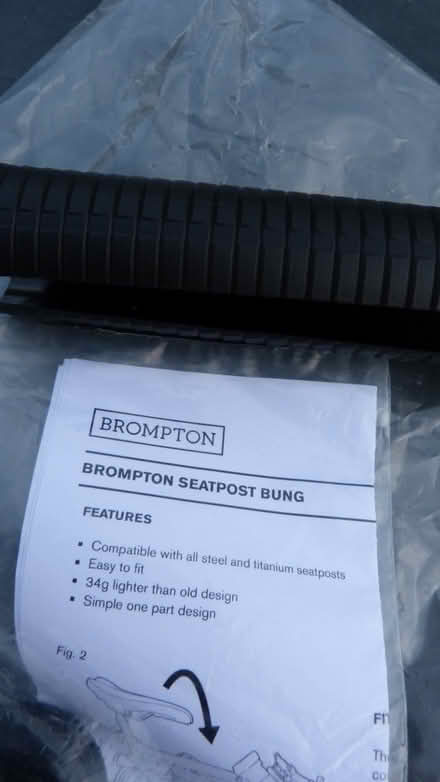 Photo of free Brompton Seat Post Bung (Sidmouth) #1
