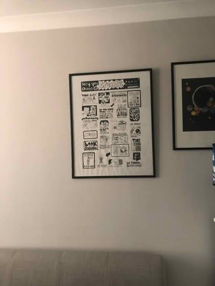 Photo of free Framed poster (Morningside EH10) #2
