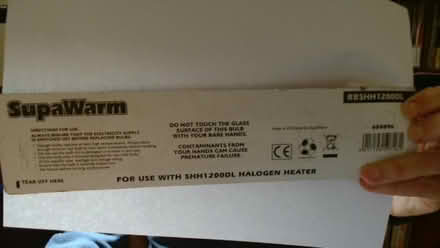 Photo of free Halogen Heater bulb 400W (Tanyard Farm estate CV7) #2