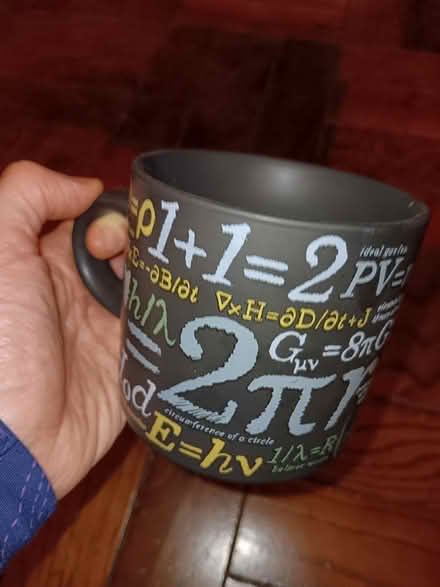 Photo of free Mug with equations (Columbia Heights) #1