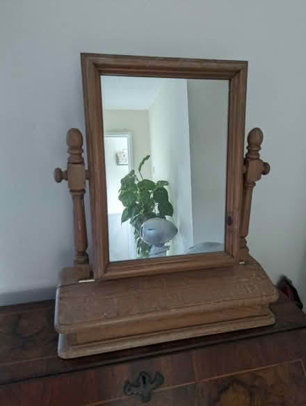 Photo of free wooden mirror (tilshead) #1