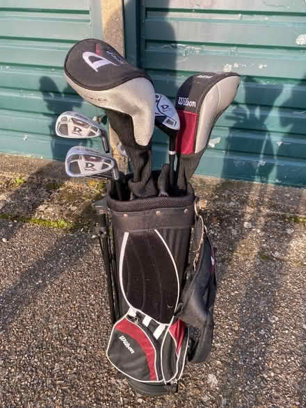 Photo of free Wilson junior golf clubs and case (Haldens AL7) #1