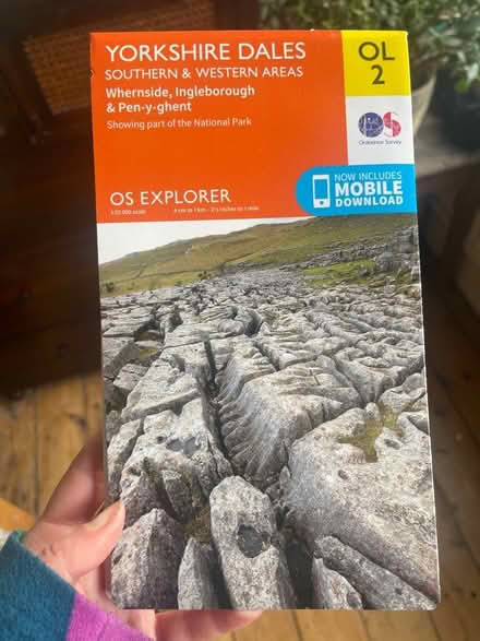 Photo of free OS map of Yorkshire dales (Wood Green N22) #1