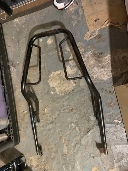 Photo of free vintage motorcycle carrier rack (Downtown Toronto) #1