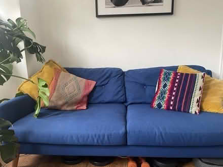 Photo of free Blue sofa (Wood Green N22) #2