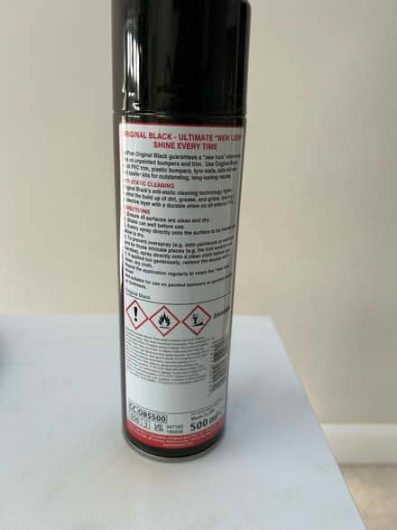Photo of free Black car bumper spray (Raynes Park, SW20) #2