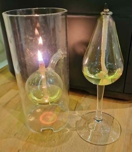 Photo of free Glass citronella oil lamps (Cheam SM3) #2