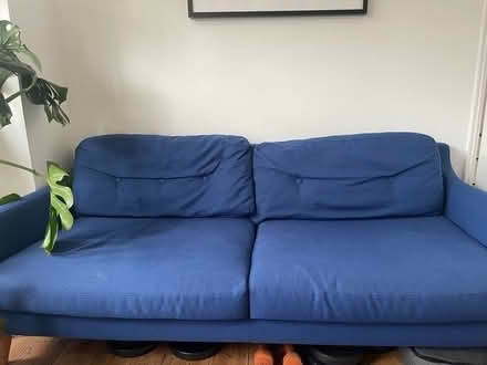 Photo of free Blue sofa (Wood Green N22) #1