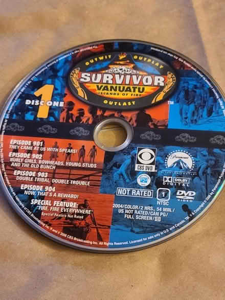 Photo of free DVD: Survivor Vanuatu (Germantown) #1