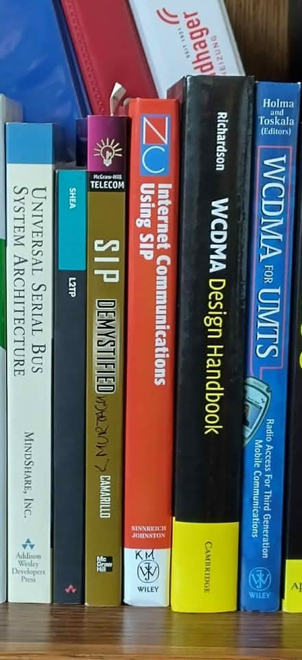 Photo of free Internet and mobile network protocol books (Corsham) #1