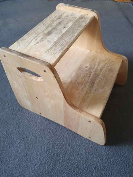 Photo of free Wooden toddler steps (SW8 Oval Vauxhall) #1