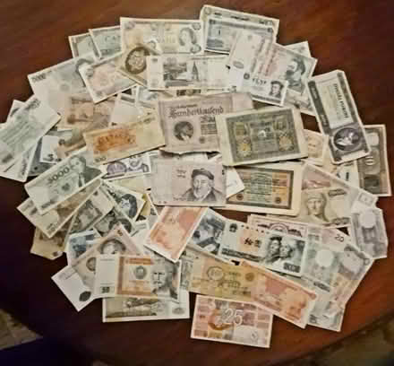 Photo of free MONEY old international notes (Slyne-with-Hest LA2) #1