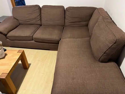Photo of free Large comfy L shaped sofa (OX14) #2