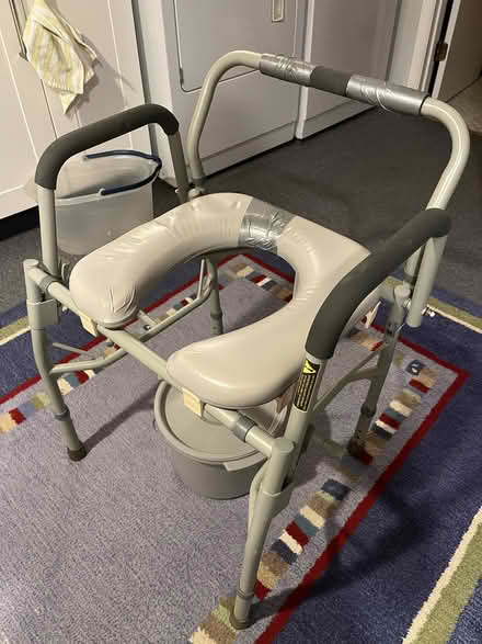 Photo of free Bedside commode padded seat FFPU (NW DC - Crestwood 20011) #1