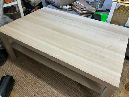 Photo of free Large light ikea coffee table (GU15) #2