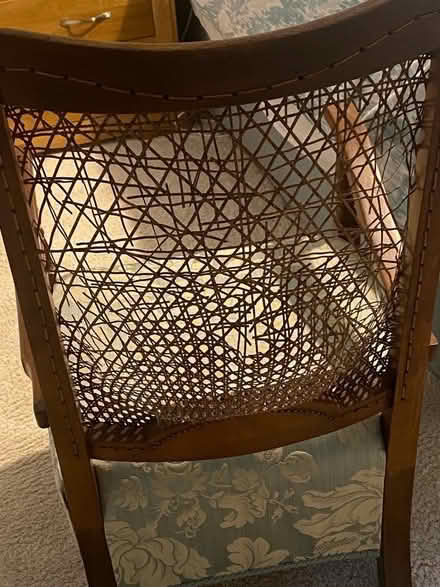 Photo of free Cane back chair and bag of cane (Tenbury Wells WR15) #2
