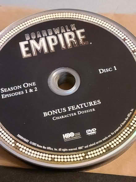 Photo of free DVD: Boardwalk Empire (Germantown) #1