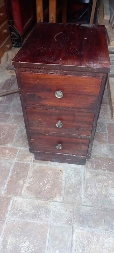 Photo of free Wooden 3 drawer unit (Elmfarm Aylesbury HP21) #1