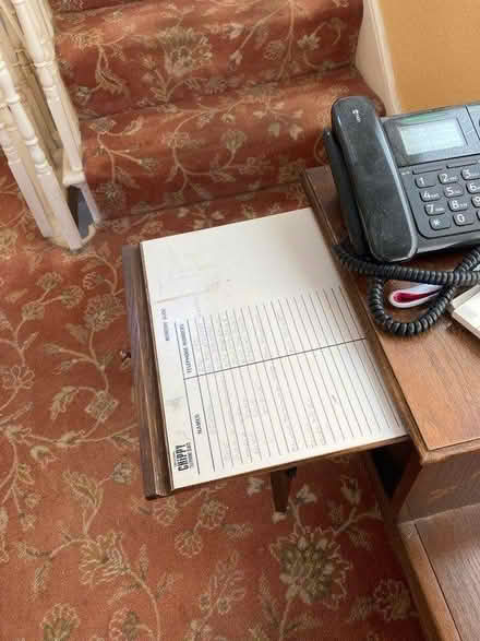 Photo of free Wooden telephone bench/router hub (Finsbury Park N4) #4