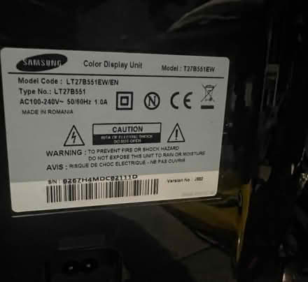 Photo of free tv- doesn’t switch on. No Power. Not sure what is wrong (Weston) #1